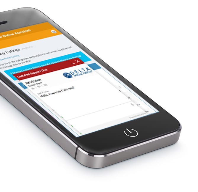 Phone on real estate website